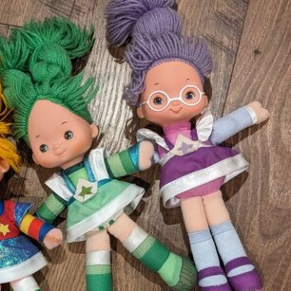 2 Vintage Hallmark Rainbow Brite Friends Dolls